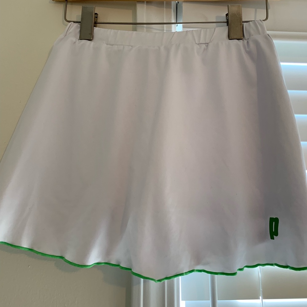 Prince White Tennis Skirt